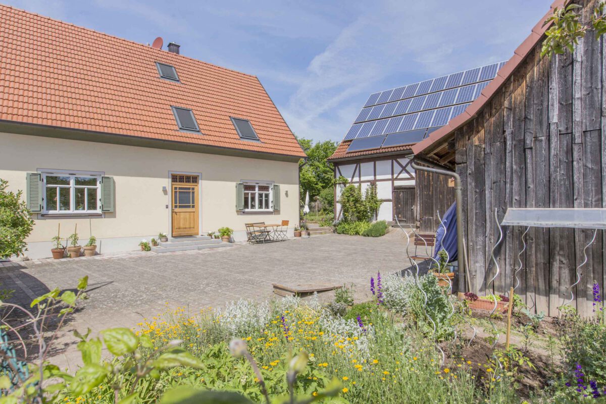 Neubau in alter Hofstruktur in Oberlauringen